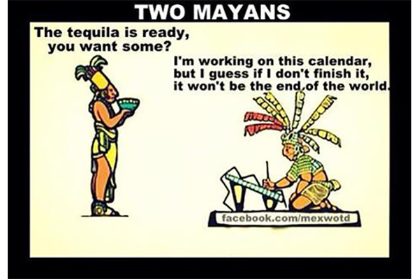 two mayan cartoon characters