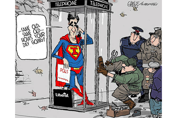 super liberal superman in phone booth